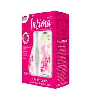 Kit Toilet Íntima Sabonete Íntimo Líquido 2un de 200ml