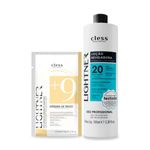 Kit-Lightner-2pc--Agua-Oxigenada-20vol-100ml---Po-Descolorante-50g-