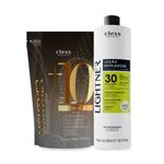 Kit-Lightner-2pc--Agua-Oxigenada-30vol-850ml---Po-Descolorante-300g-