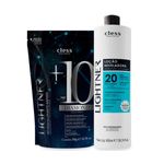 Kit-Lightner-2pc--Agua-Oxigenada-20vol-850ml---Po-Descolorante-300g-