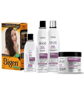 Kit Bigen 5pc (Prt Azulado Luminoso + Sh + Cond + L-in + Masc)