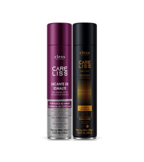 Kit Care Liss Finalização 2pc (Spray 400ml + Spray Secante 400ml)
