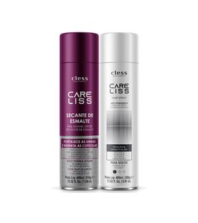Kit Care Liss Finalização 2pc (Spray + Spray Secante de Esmalte 400ml)