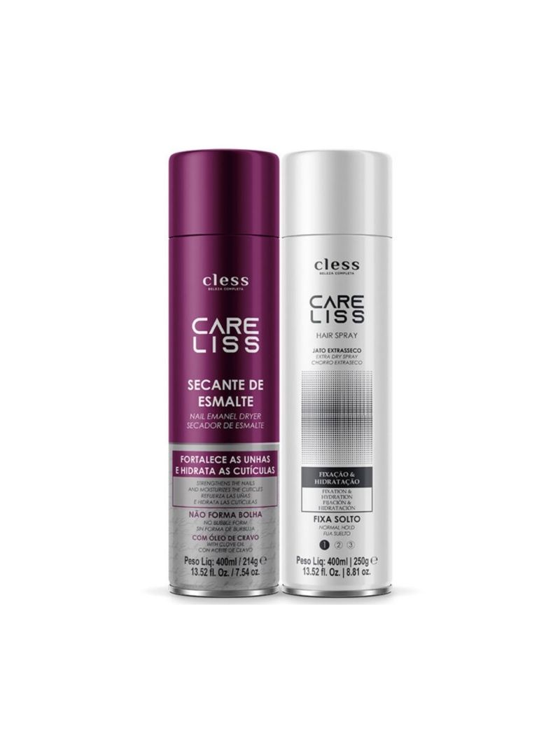 Kit-Care-Liss-Finalizacao-2pc--Spray---Spray-Secante-de-Esmalte-400ml-