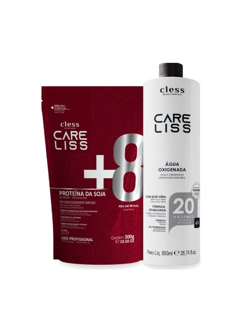 Kit-Profissional-Care-Liss--Agua-Ox-20vol-850ml---Po-Desc-300g-
