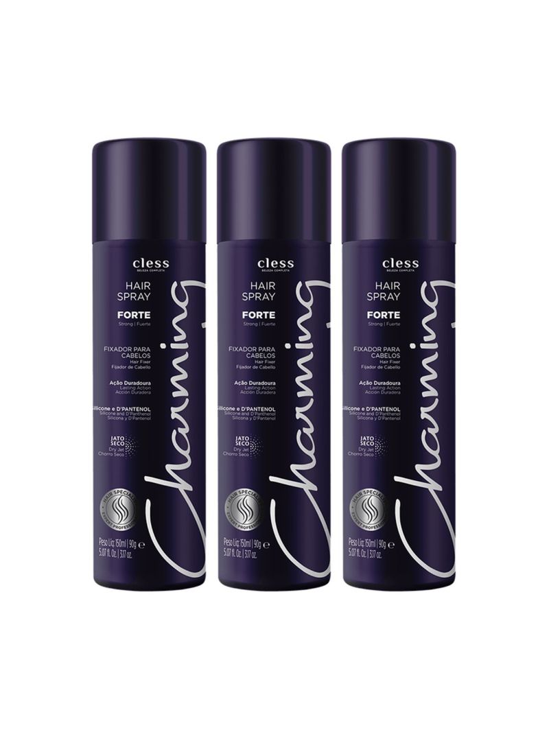 Kit-Hair-Spray-Charming-Forte-150ml-3-unidades