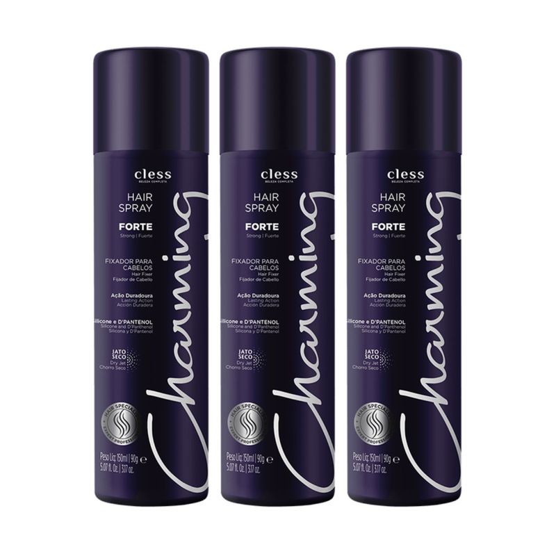 Kit-Hair-Spray-Charming-Forte-150ml-3-unidades