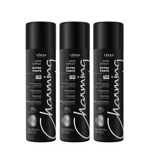 Kit Hair Spray Charming Extra Forte 150ml 3 unidades
