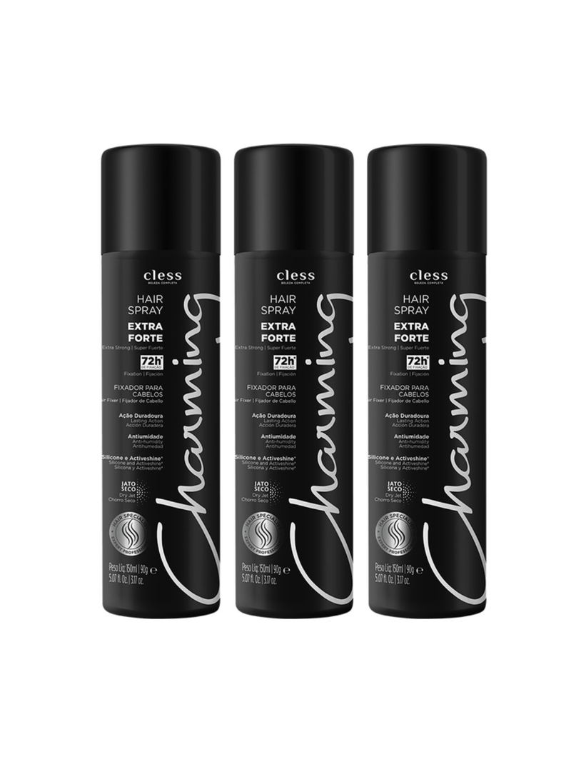 Kit-Hair-Spray-Charming-Extra-Forte-150ml-3-unidades