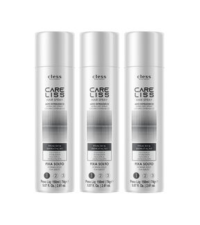 Kit Hair Spray Care Liss Normal Fixa Solto 150ml 3 unidades