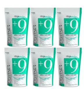 Kit Pó Descolorante Kit Menta e Aloe Vera 300g 6pc