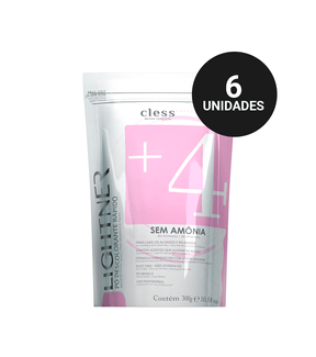 Kit Profissional Pó Descolorante Lightner Sem Amônia (6x300g)