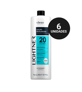 Kit Profissional Água Oxigenada Lightner 20 volumes (6x850ml)