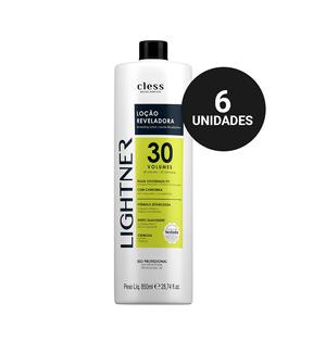 Kit Profissional Água Oxigenada Lightner 30 volumes (6x850ml)