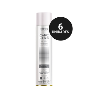 Kit Profissional Hair Spray Care Liss Normal Fixa Solto (6x400ml)
