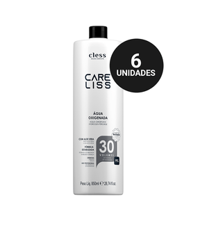 Kit Profissional Água Oxigenada Care Liss 30 volumes (6x850ml)