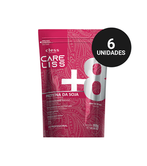 Kit Profissional Pó Descolorante Care Liss Proteínas da Soja (6x300gr)