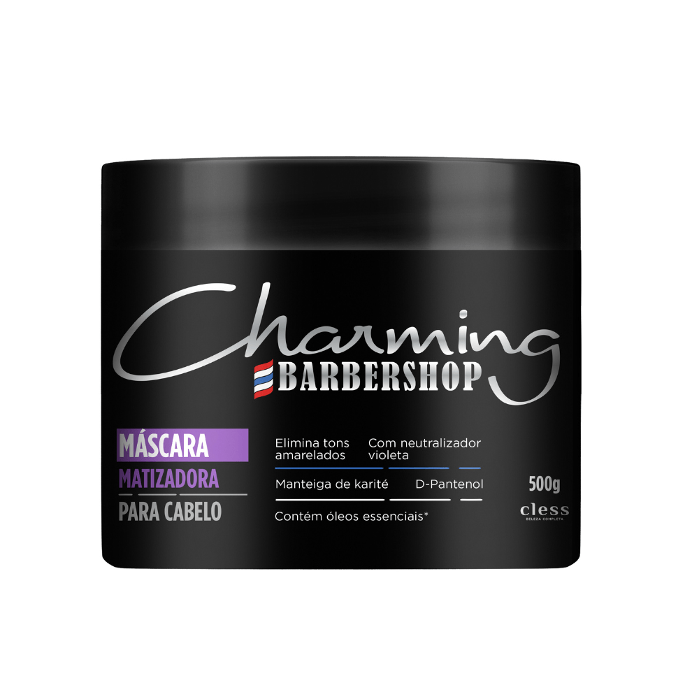 Mascara Matizadora Masculina Charming Barbershop  500g