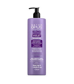 Shampoo Matizador professional Blond Expert Violet Salon Opus  1L