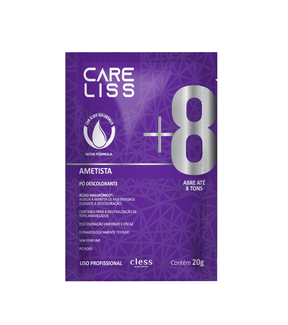 po Descolorante capilar Ametista 8 tons Care liss 20g