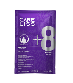 po Descolorante capilar Ametista 8 tons Care Liss 50g