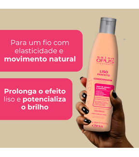 Condicionador  Liso Perfeito Salon Opus 350ml