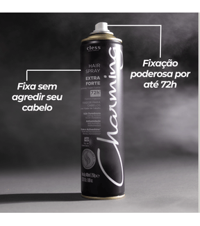 Charming Hair Spray Extra Forte Sem Perfume 400ml