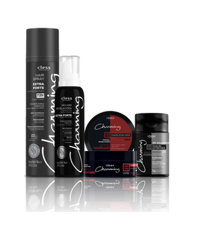 Kit Finalização Mousse Hair Spray e pomadas Charming