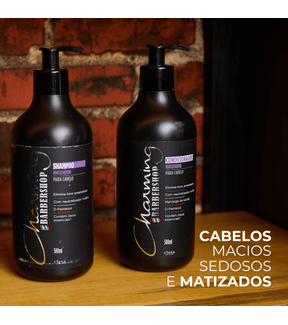 Shampoo Matizador D-Pantenol Barbershop Charming 500ml