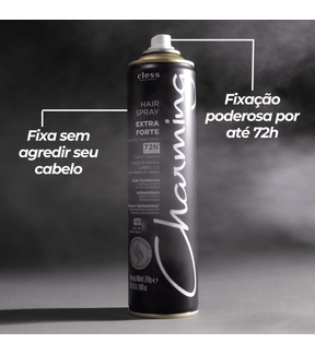 Hair Spray Extra Forte Masculino Charming Barbershop 400ml