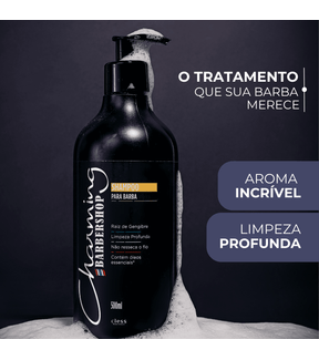 Shampoo para Barba Masculino Charming barbershop 500ml
