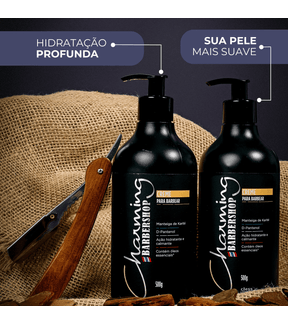 Creme para Barbear Hidratação Intensa Charming Barbershop 500g