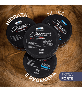 Cera para cabelo Efeito Matte Fixação extra forte Barbershop 65g