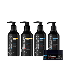 Kit Limpeza Completa para Barba e Cabelo Charming Barbershop