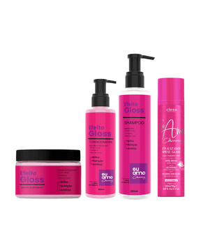 Kit Tratamento Efeito Gloss Completo Eu Amo Charming